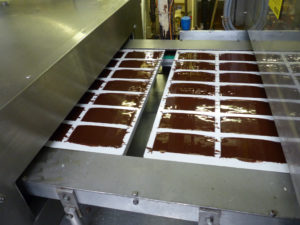 gefüllte Schokoladenformen