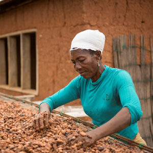 Beatrice Boakye ist Fairtrade Kakaobäuerin aus Ghana