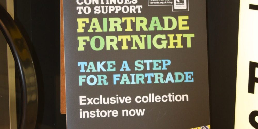 „Proudly supporting Fairtrade Fortnight“