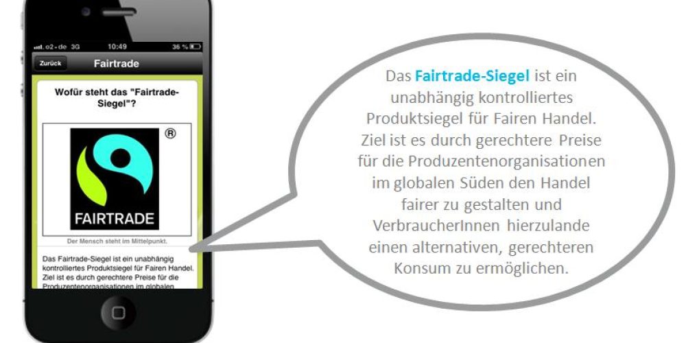 Die erste Fairtrade Smartphone App!